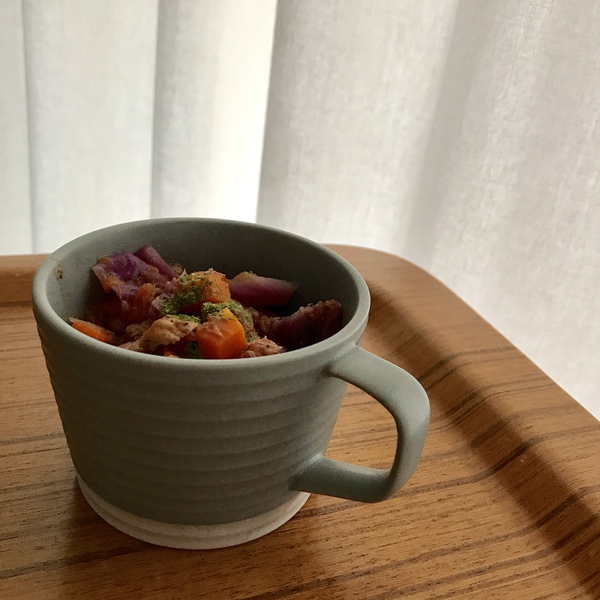 紫キャベツとトマトのさっぱりスープ