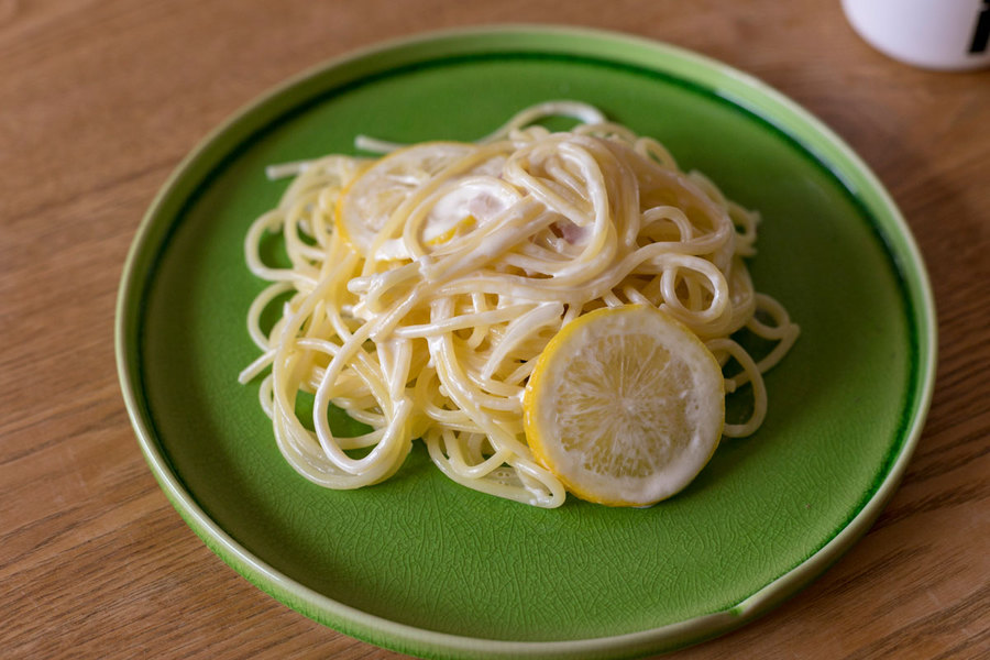 HASU レモンとクリームのパスタ