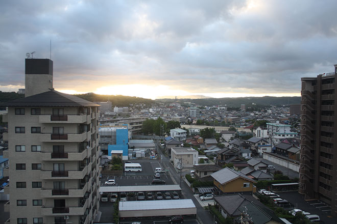 多治見の朝焼け